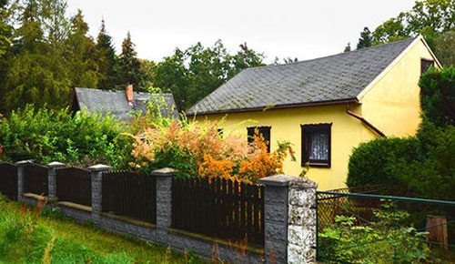 Grundstück mit kleinem Häuschen in Wensickendorf